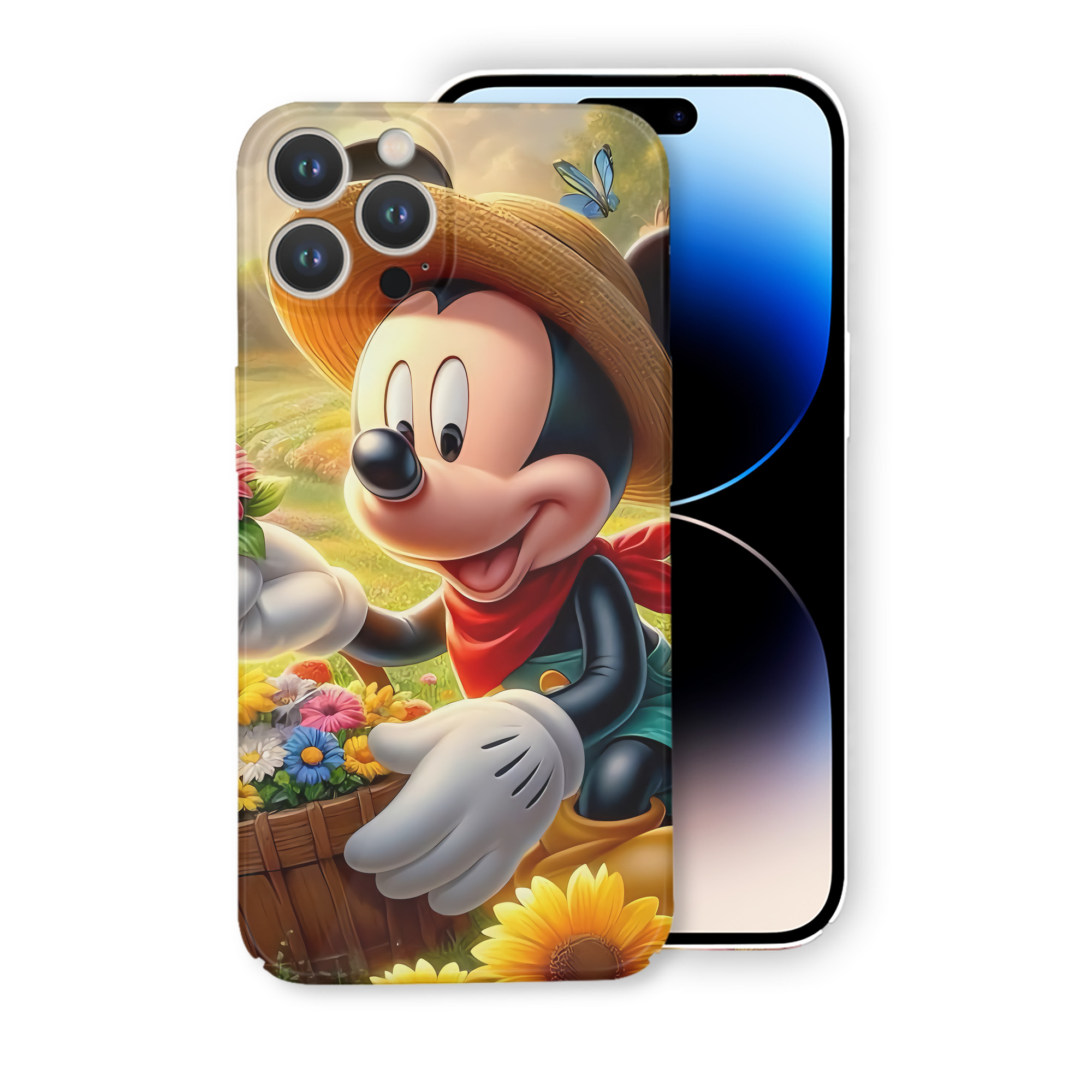 （画像用） ミッキーマウス Mickey Mouse 【iPhone 14シリーズ対応】ハードケース